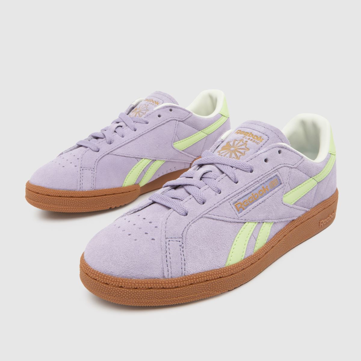 Športni copati Reebok Club C Grounds v lila barvi