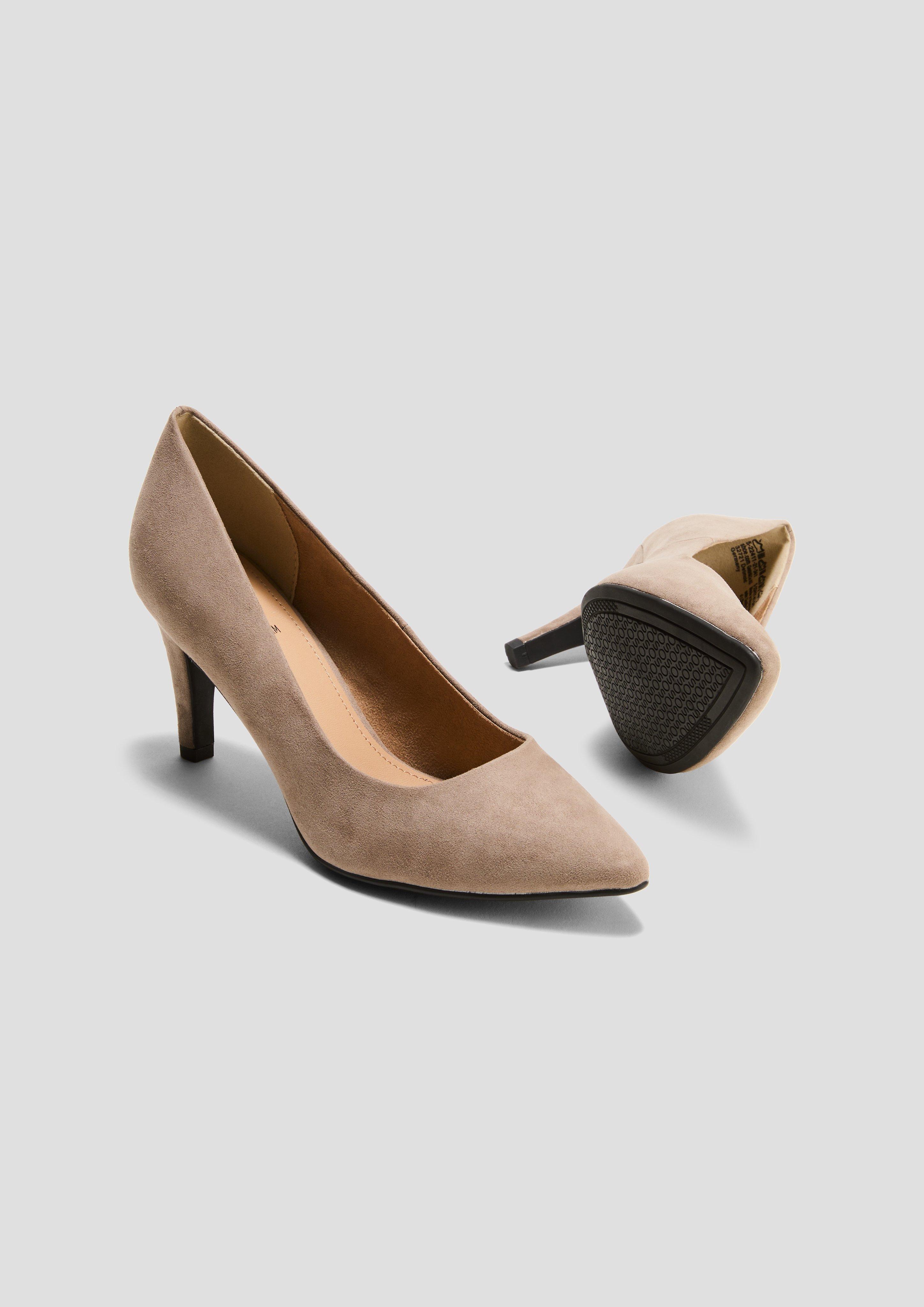 Pumps in Veloursleder-Optik  6008246-341