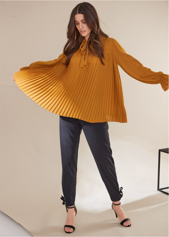 Plissee Bluse