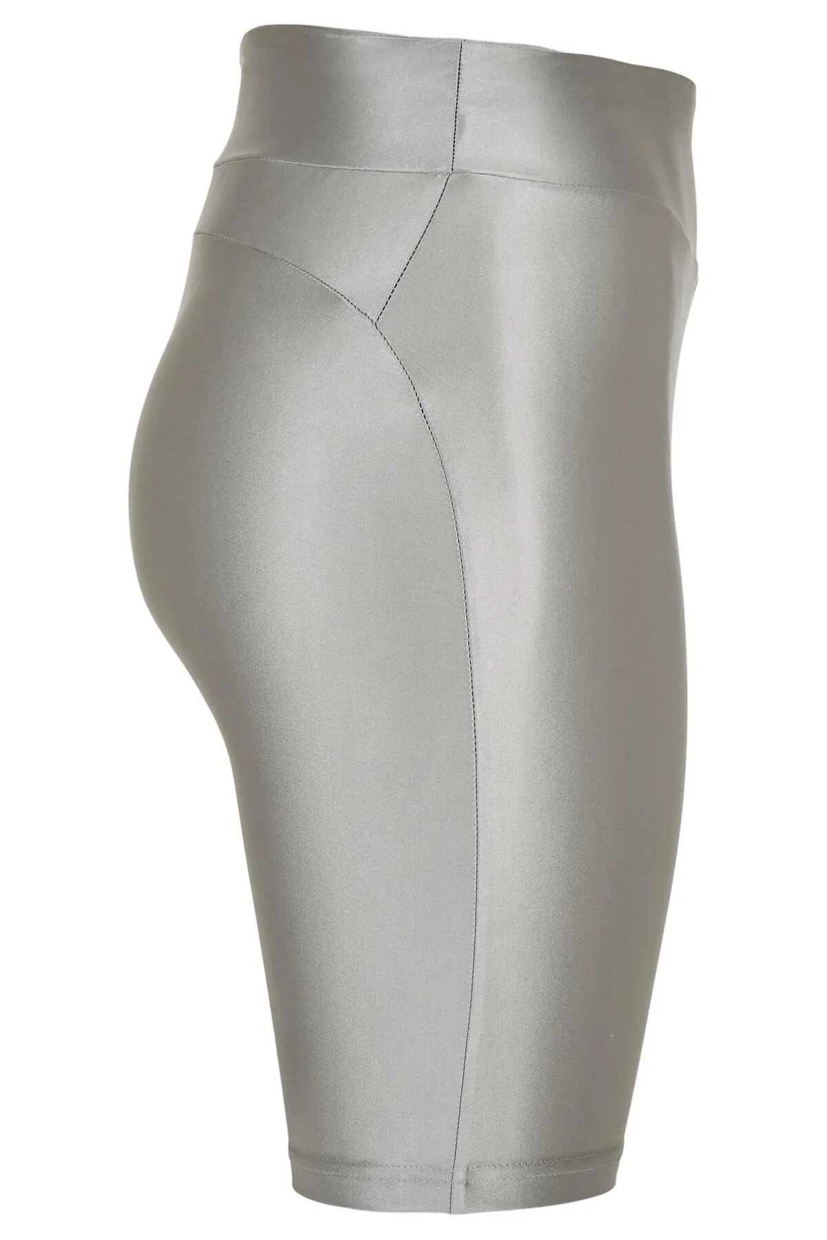 Urban Classics  Damen Ladies Highwaist Shiny Metallic Cycle Shorts