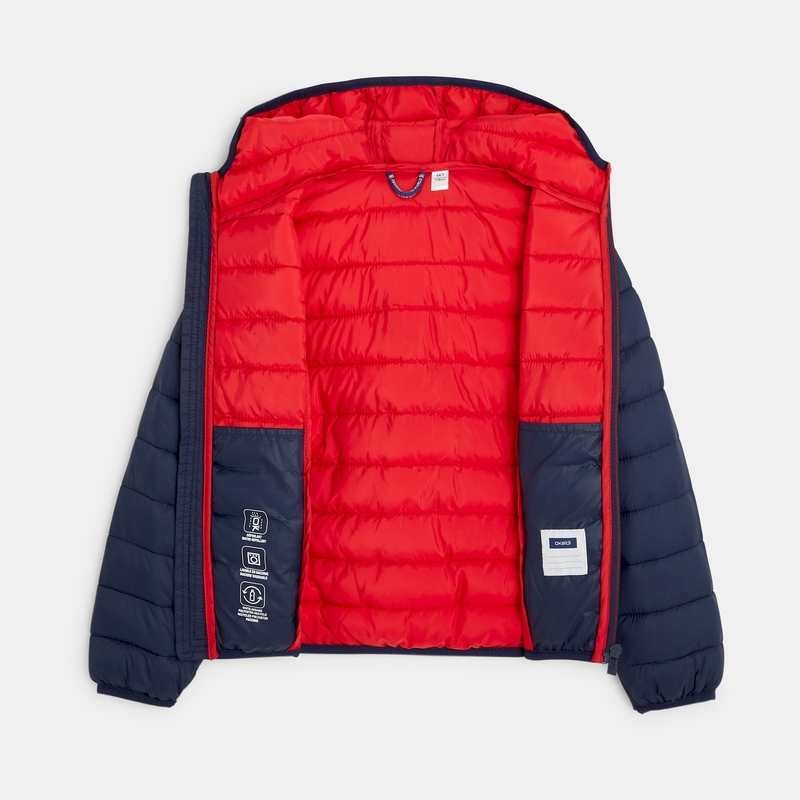 Doudoune chaude et légère bleue garçon