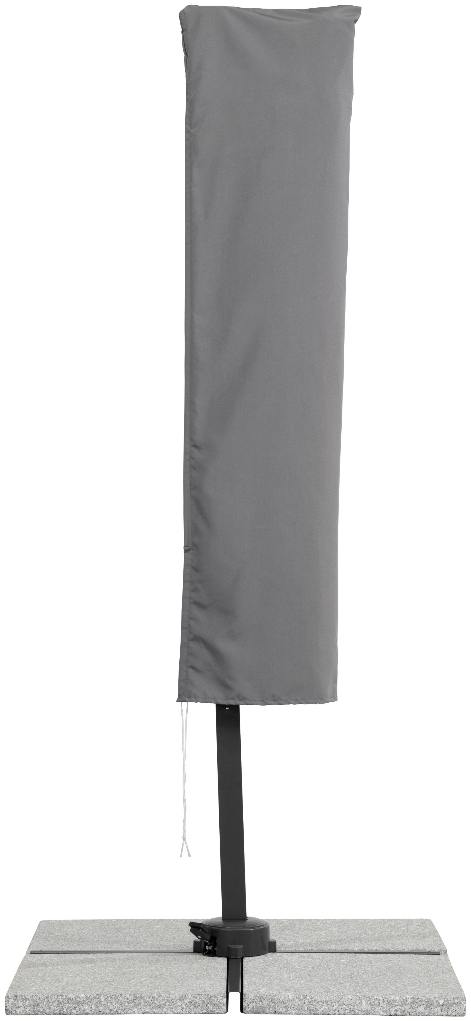 Schneider Schirme Ampelschirm Rhodos Junior, ØxH: 230x230 cm, Alu/Polyester, inkl. Plattenständer/Schutzhülle