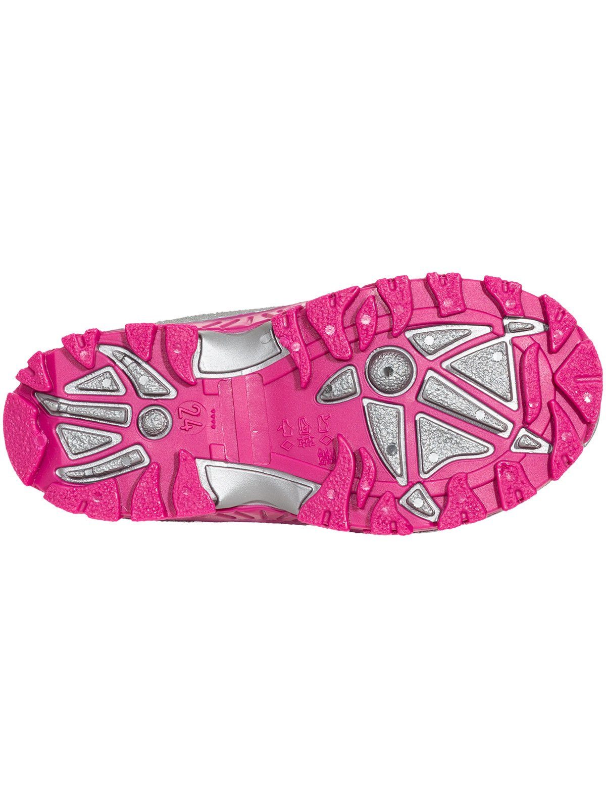 Spirale Sonja lila silber Winterstiefel