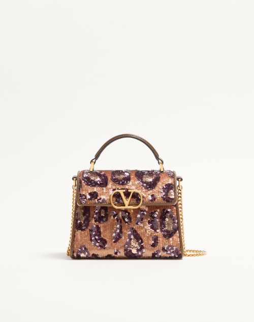 Valentino Garavani Vsling Mini Håndtaske Broderet Dyreprint