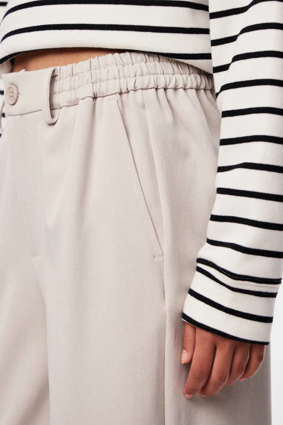 PIECES  Pccamıl Hw Wide Pant Noos
