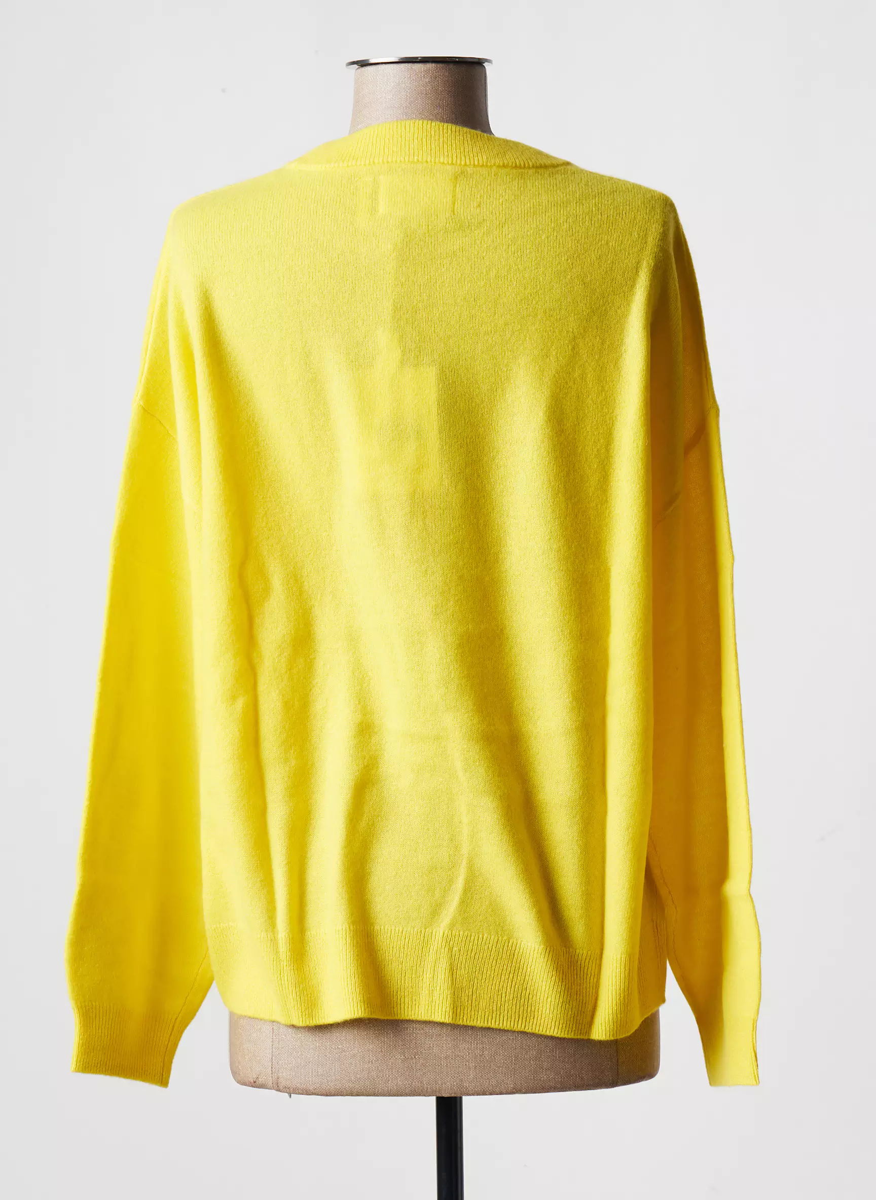 Les Tricots De Lea Pulls Femme couleur jaune