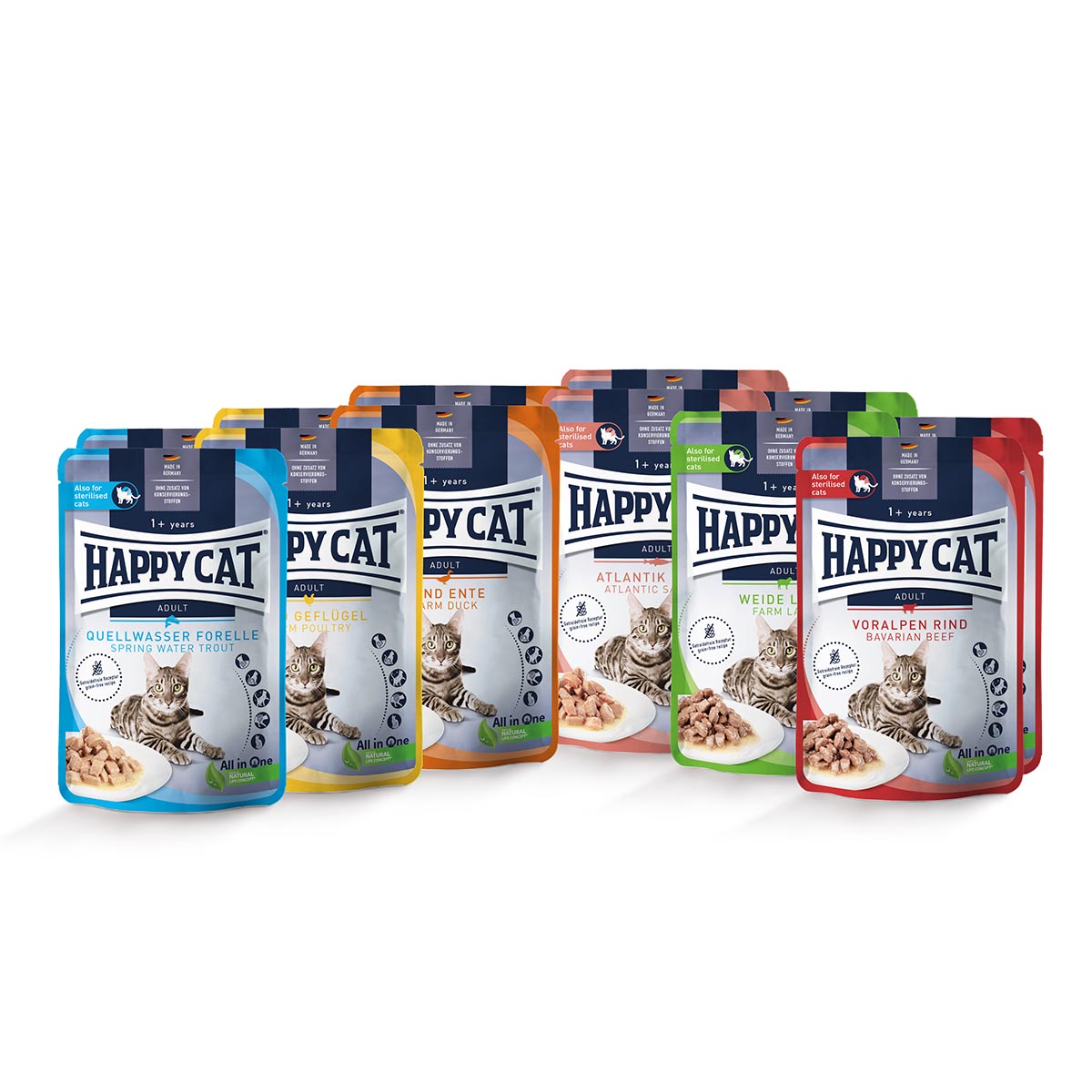 Happy Cat Pouches Mischtray 2 günstig kaufen