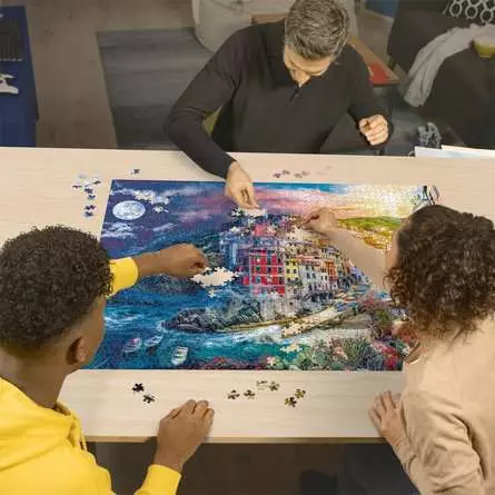Puzzle 2000 Teile - Farbenfrohe Cinque Terre