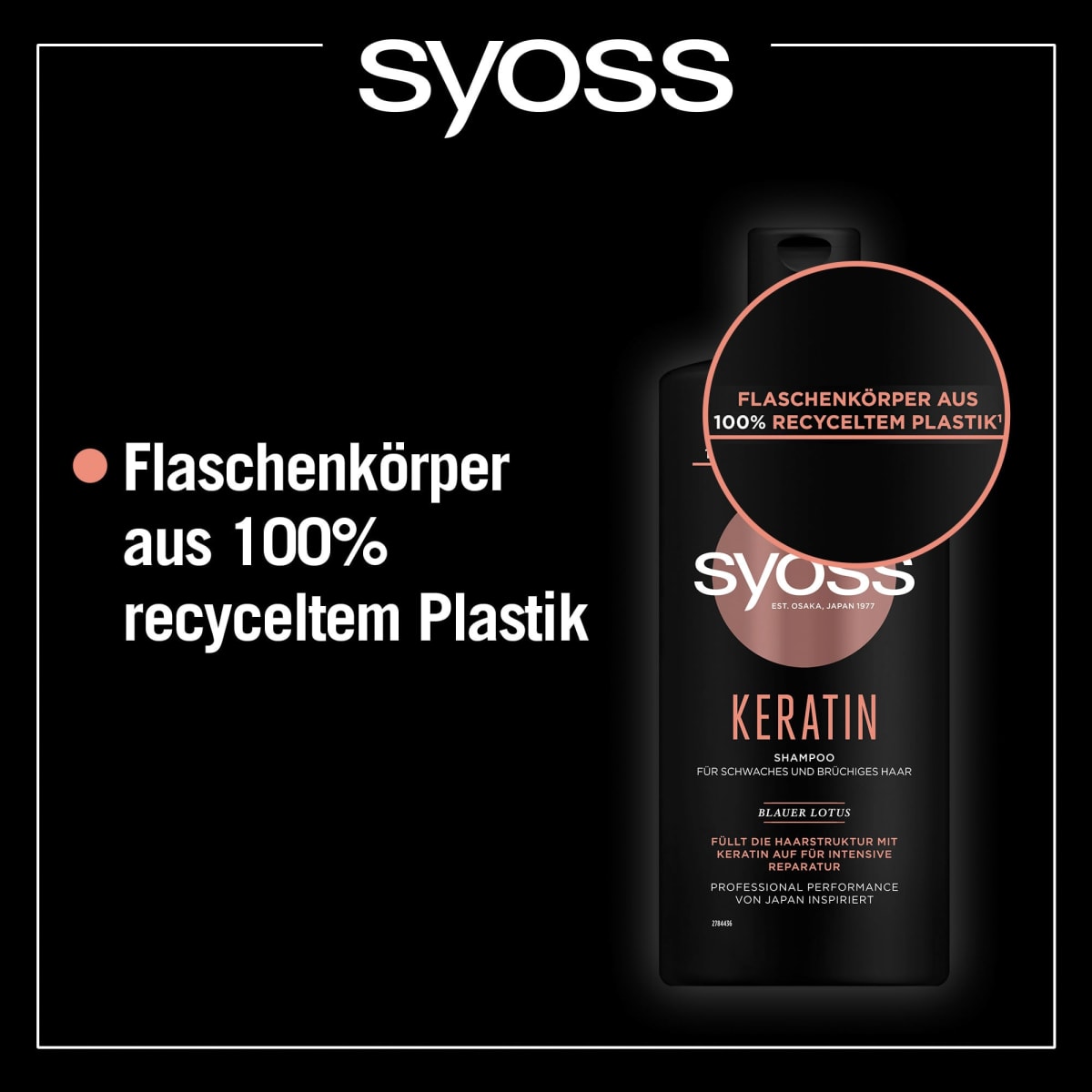 Shampoo Keratin, 440 ml