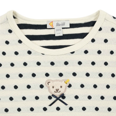 T-Shirt langarm, beige für Mädchen