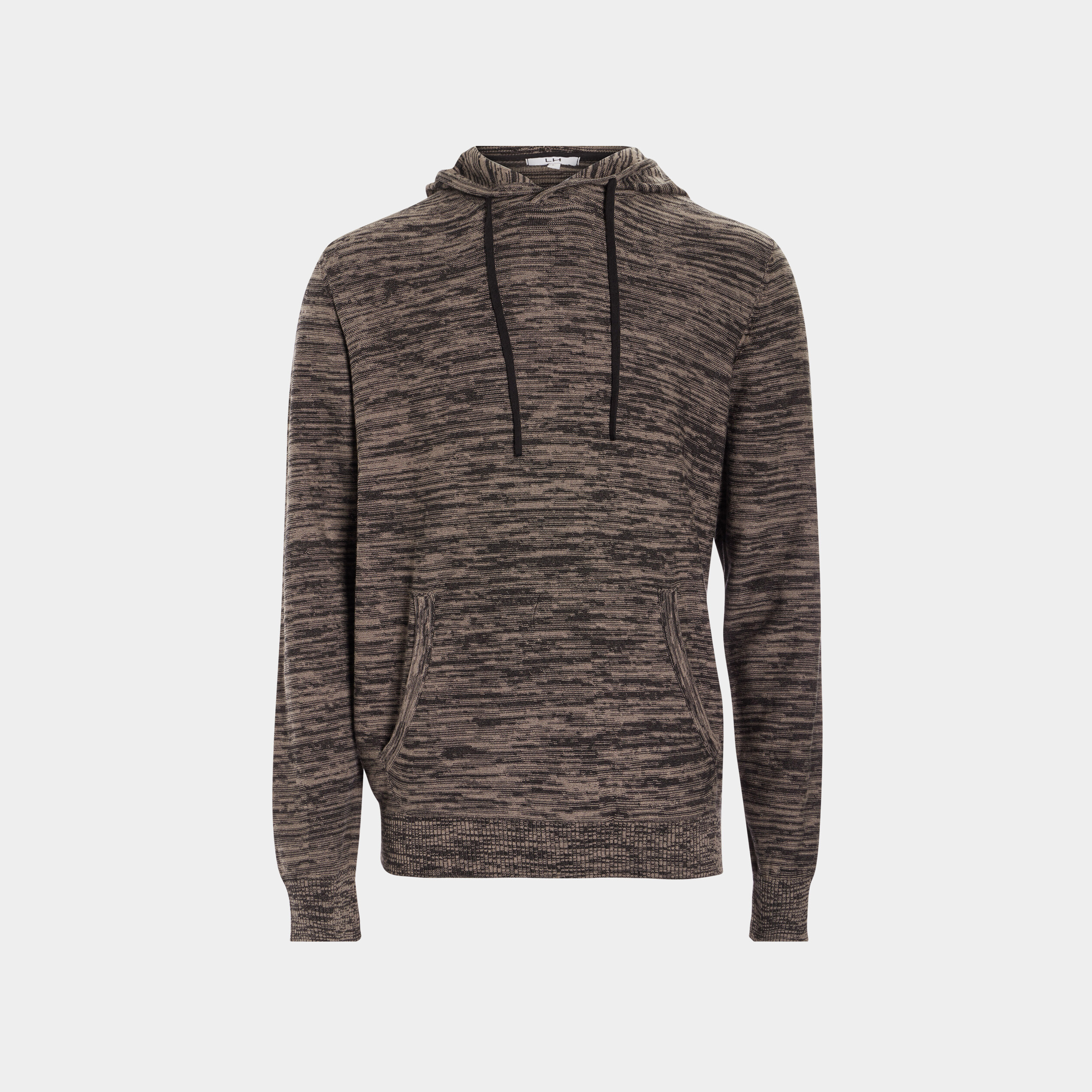 Pull à capuche taupe homme | La Halle