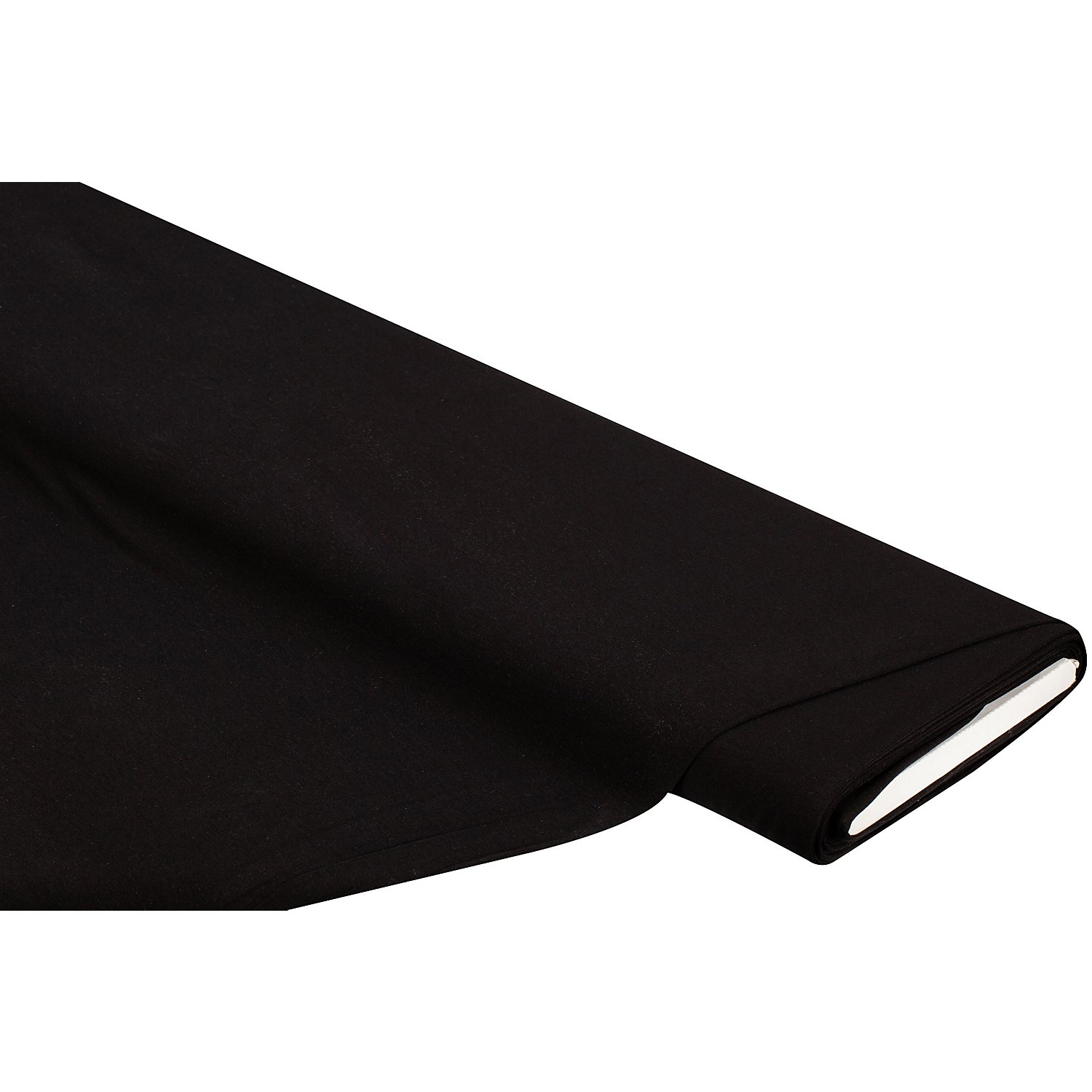 Bio-Baumwolljersey mit Elasthan, schwarz