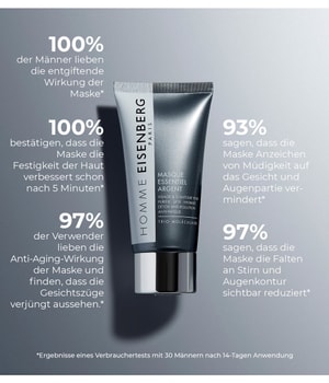 EISENBERG Homme Masque Essentiel Argent Gesichtsmaske-75 ml