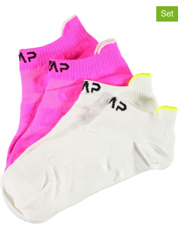 CMP 2er-Set: Sportsocken in Pink/ Weiß günstig kaufen