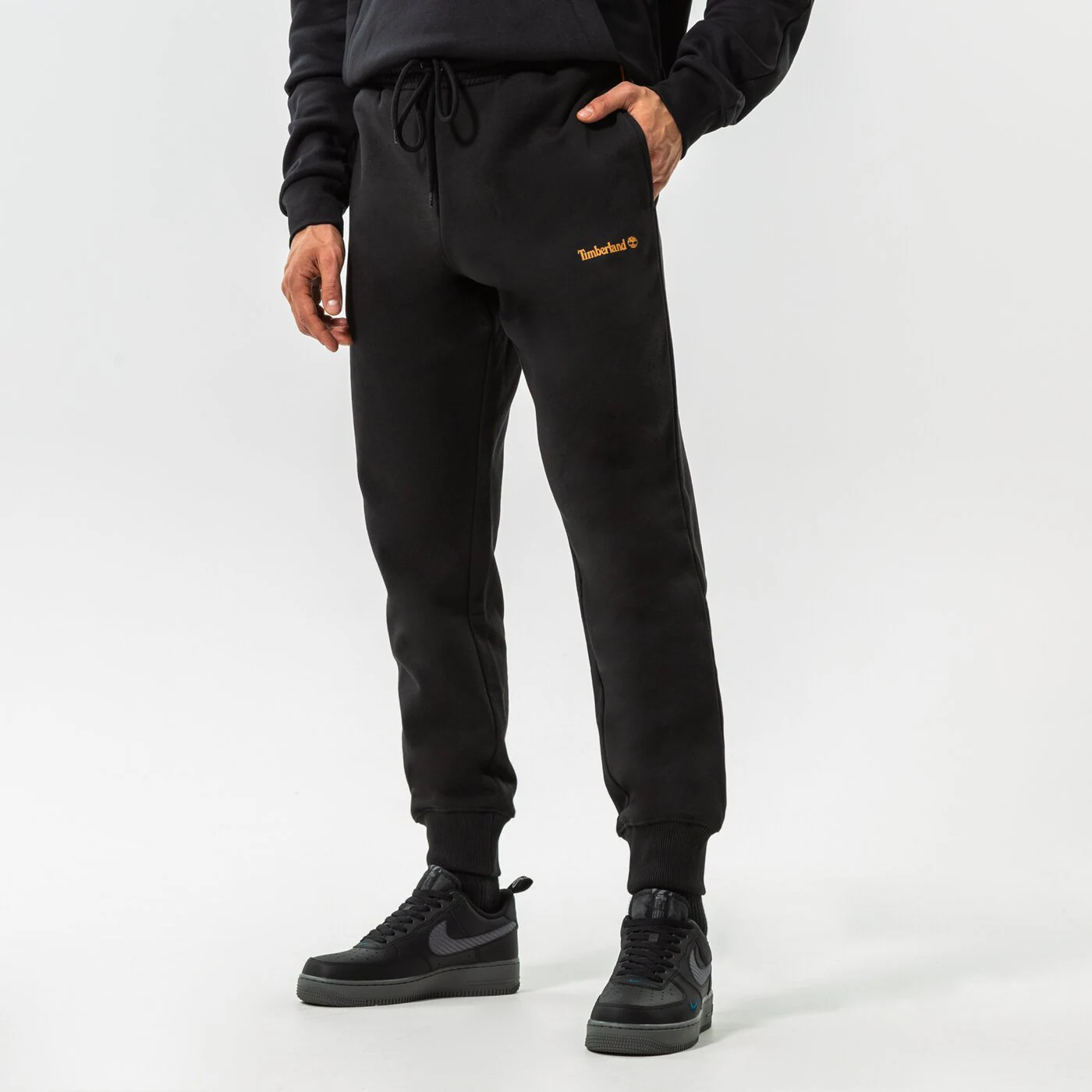 TIMBERLAND HOSE EPP - SMALL LOGO PRINT SWEATPANT Schwarz