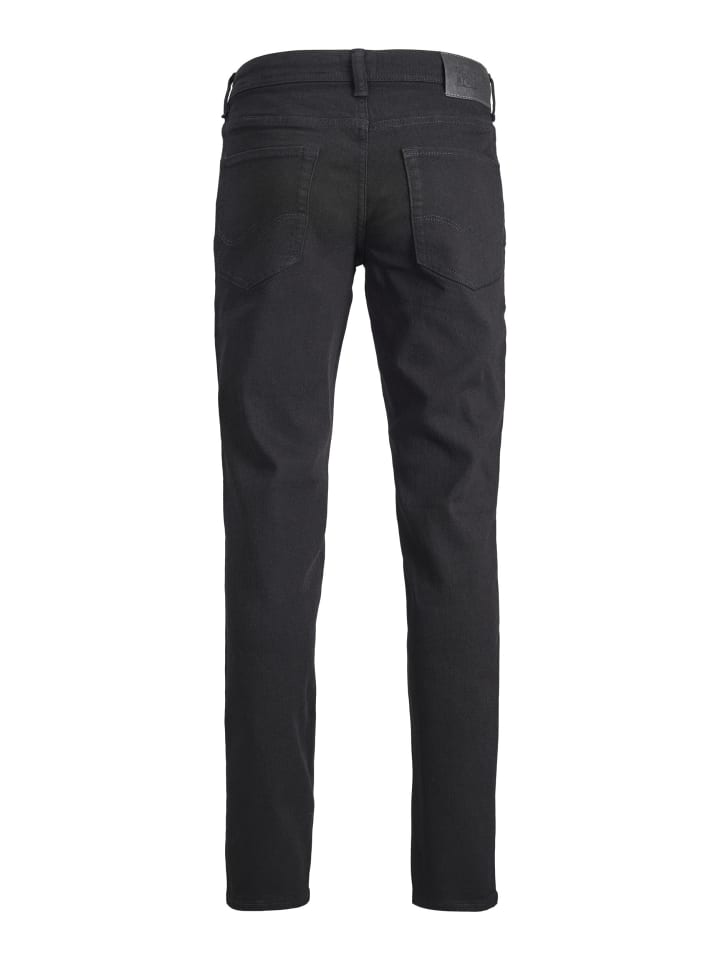 JACK & JONES Junior Jeans JJIGLENN slim fit in black denim günstig kaufen