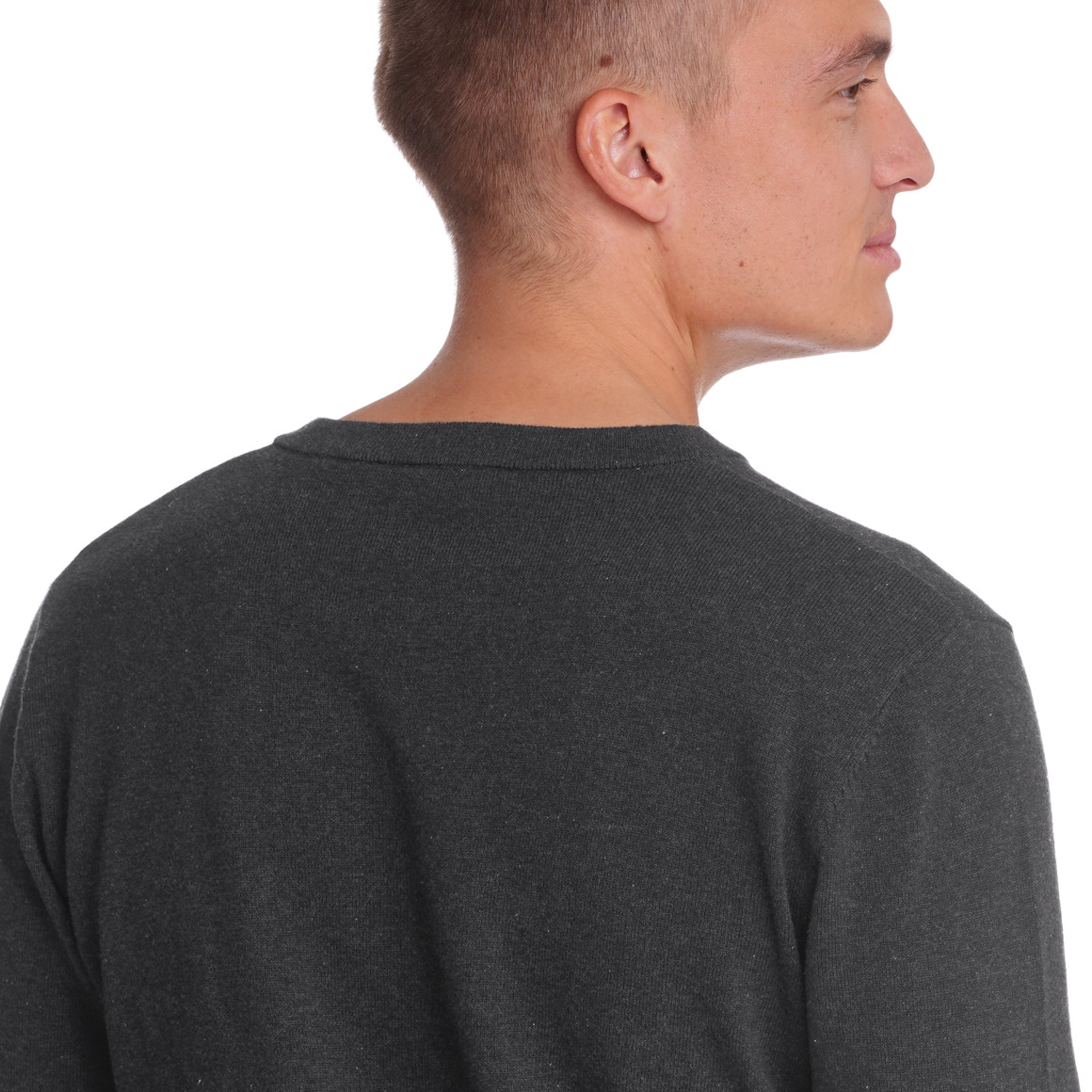 Herren Feinstrickpullover mit V-Ausschnitt