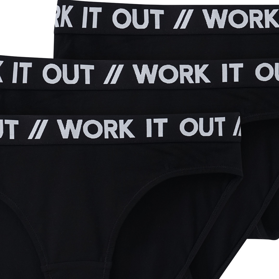 3 Damen Sport-Slips