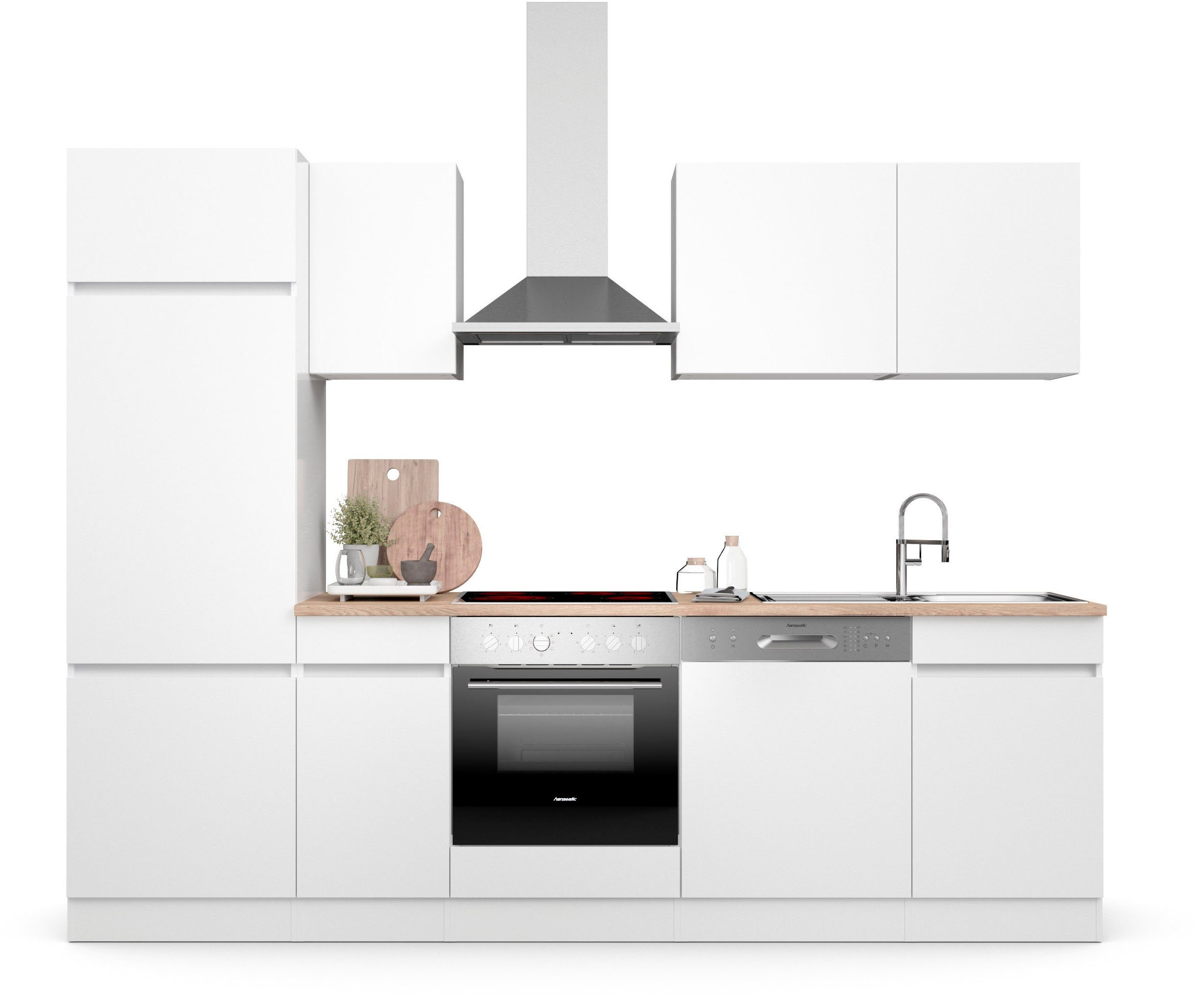 OPTIFIT Küche Safeli, Breite 270 cm, wahlweise mit oder ohne Hanseatic-E-Geräte
