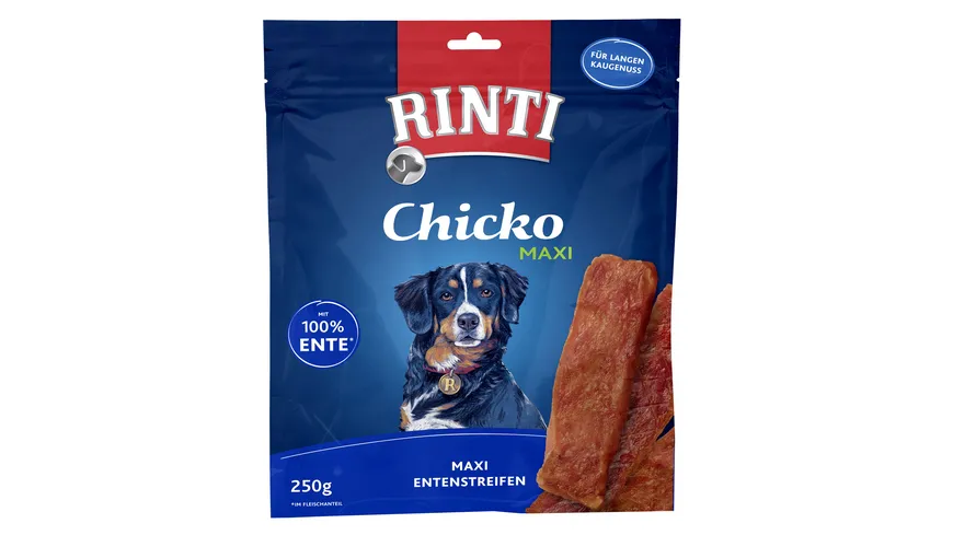 RINTI Hundesnack Chicko Maxi Ente Vorratspack 250 g