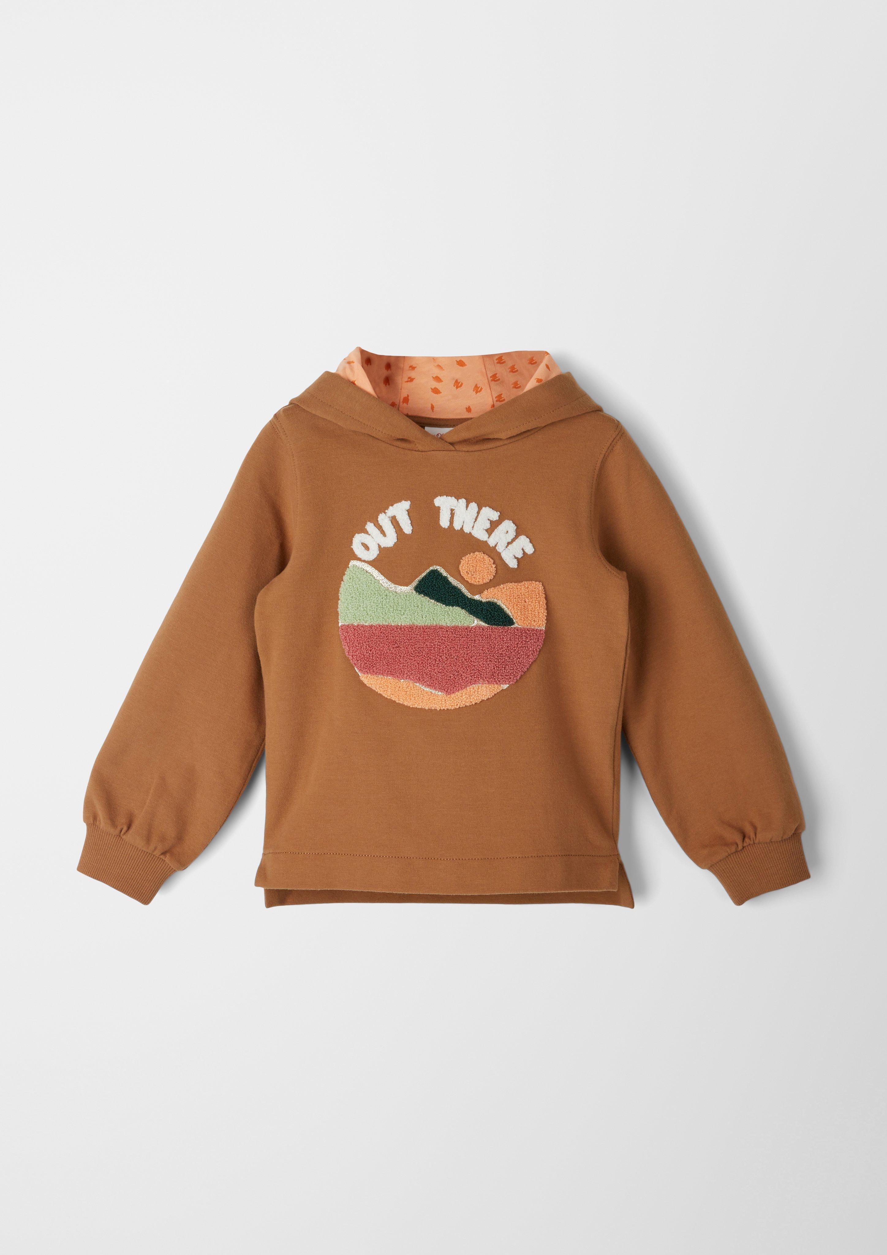 Hoodie mit Applikation  2119745-8469