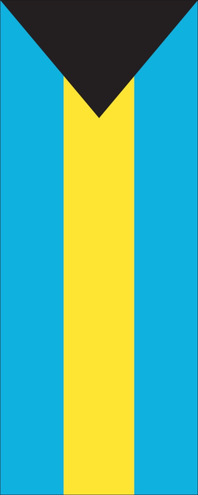 flaggenmeer Flagge Flagge Bahamas 110 g/m² Hochformat