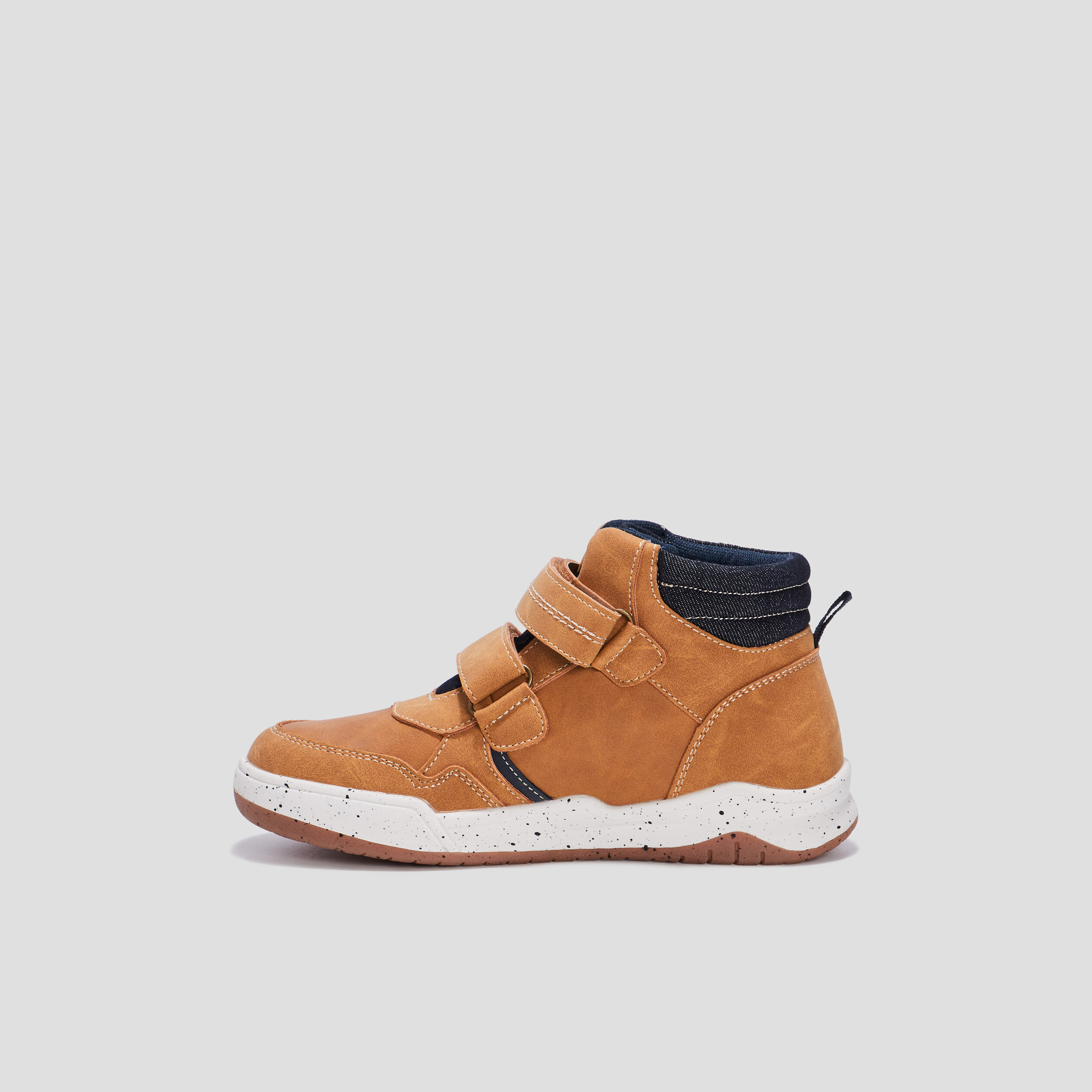 Baskets montantes Creeks camel garçon | La Halle