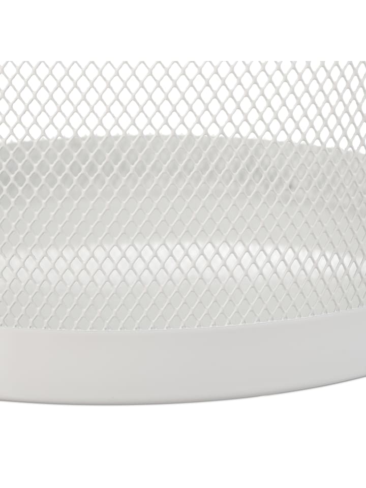 relaxdays 2x Papierkorb in Weiß günstig kaufen onesize