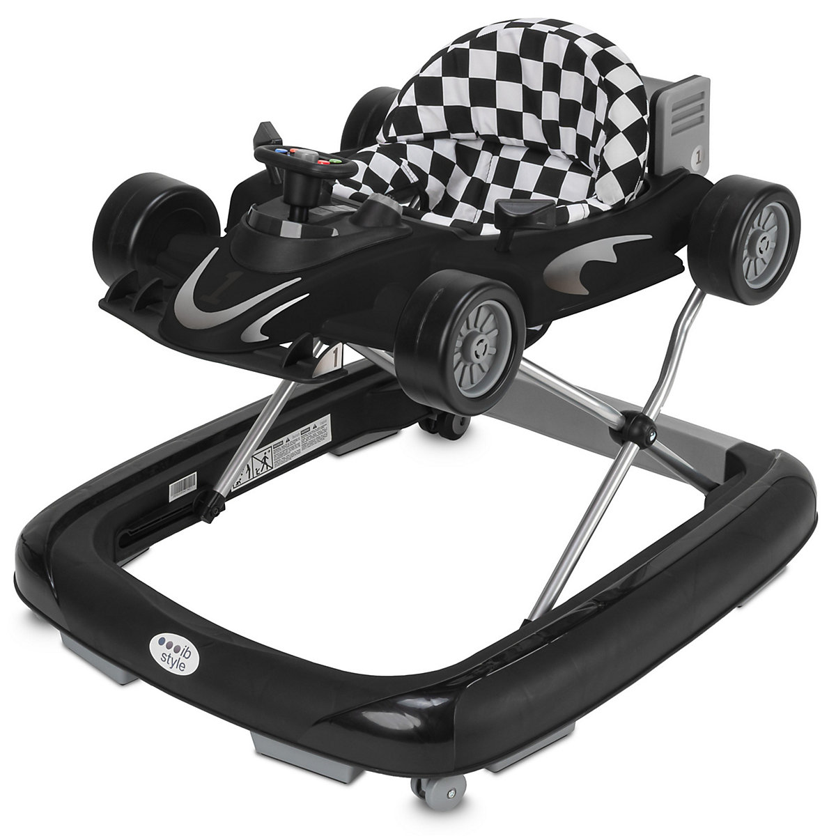Lauflernwagen Lauflernhilfe Gehfrei 2 in1 mit Sound LITTLE SPEEDSTER 70 x 62 x 40 cm