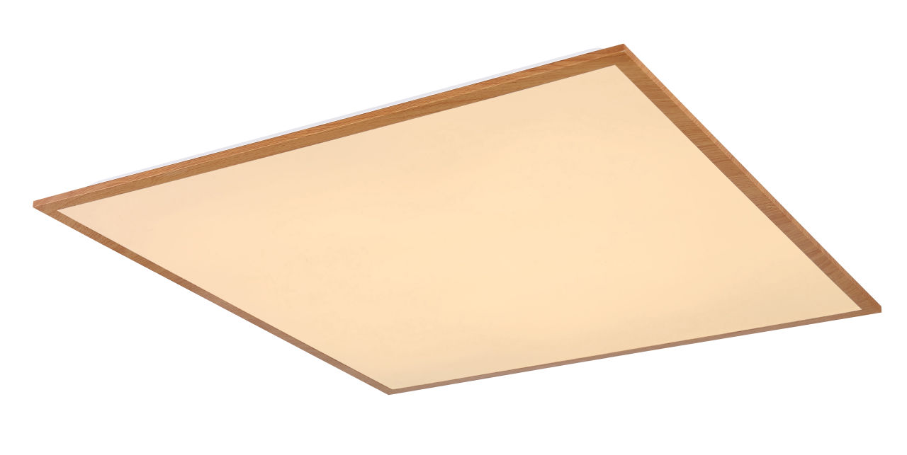 Globo Lighting - DORO - Deckenleuchte Aluminium holzoptik, LED