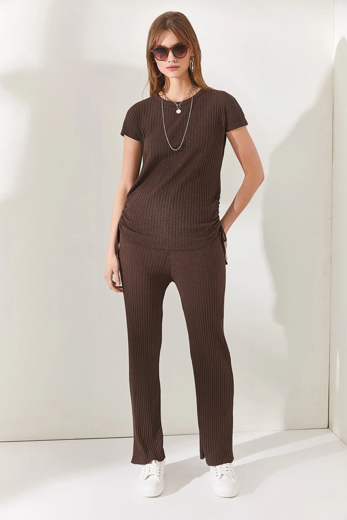 Olalook  Zweiteiler - Braun - Oversized