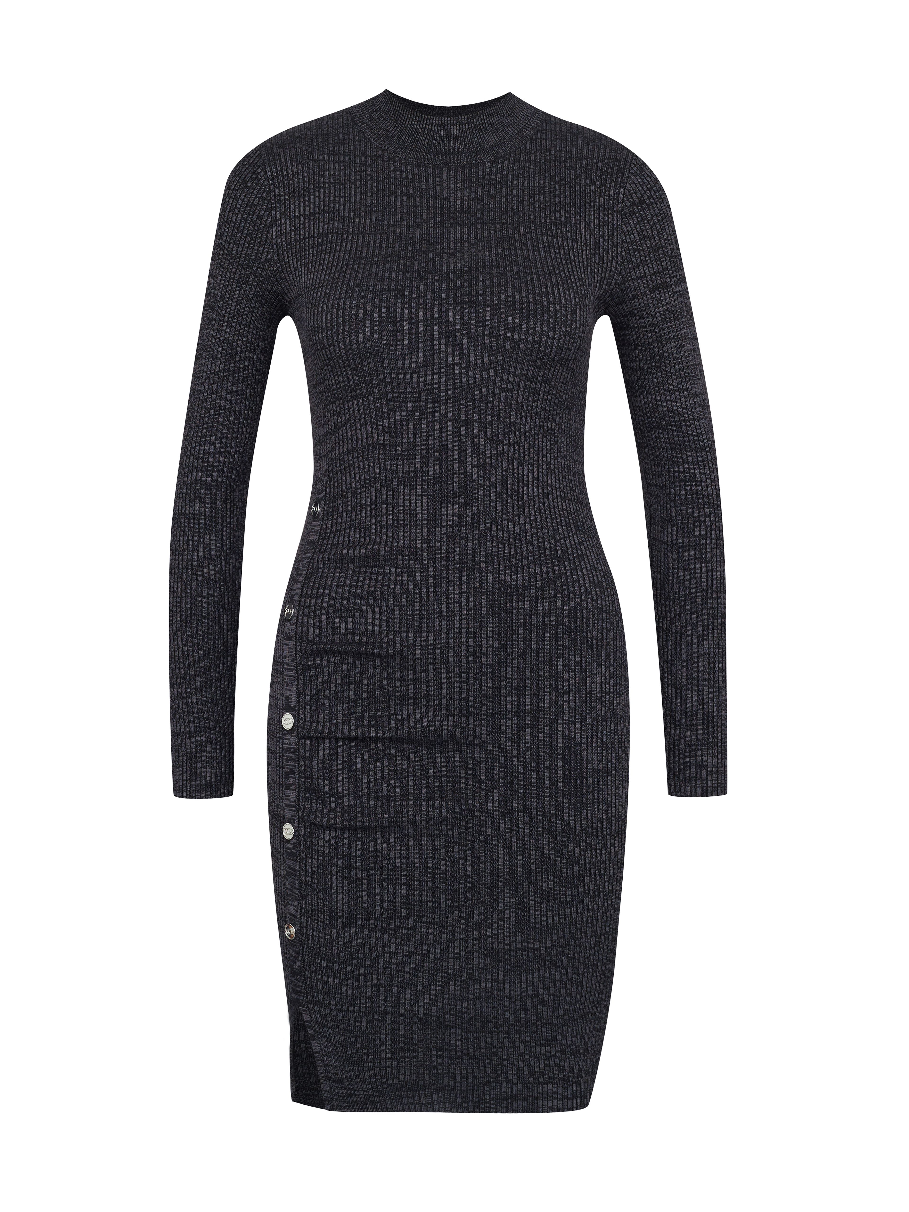Schwarzes knielanges Damenkleid ORSAY