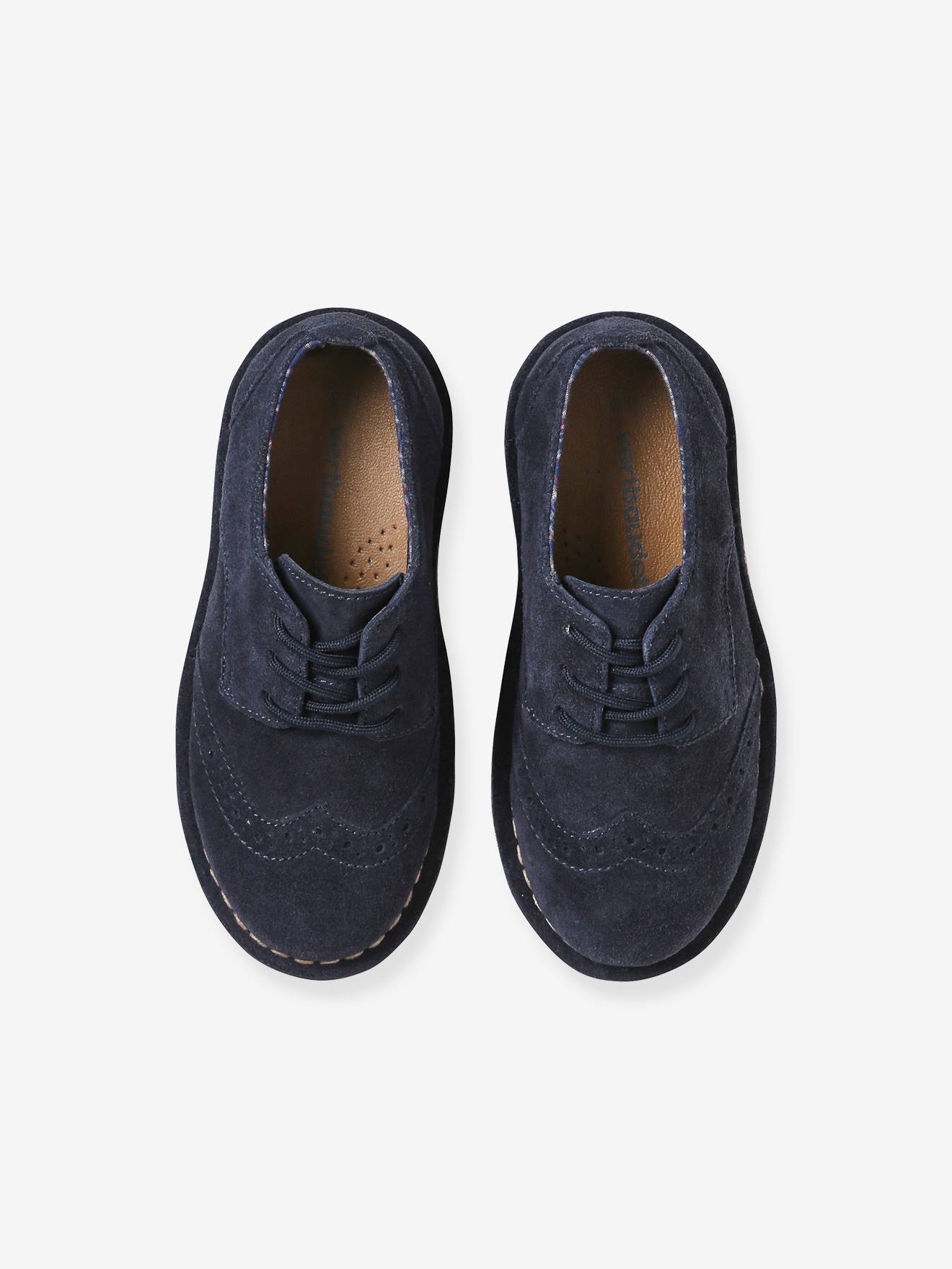 Vertbaudet Festliche Kinder Schnürschuhe - marine