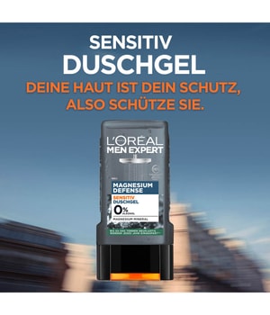 L'Oréal Men Expert Magnesium Defense Sensitiv 0% Alkohol Duschgel 250 ml