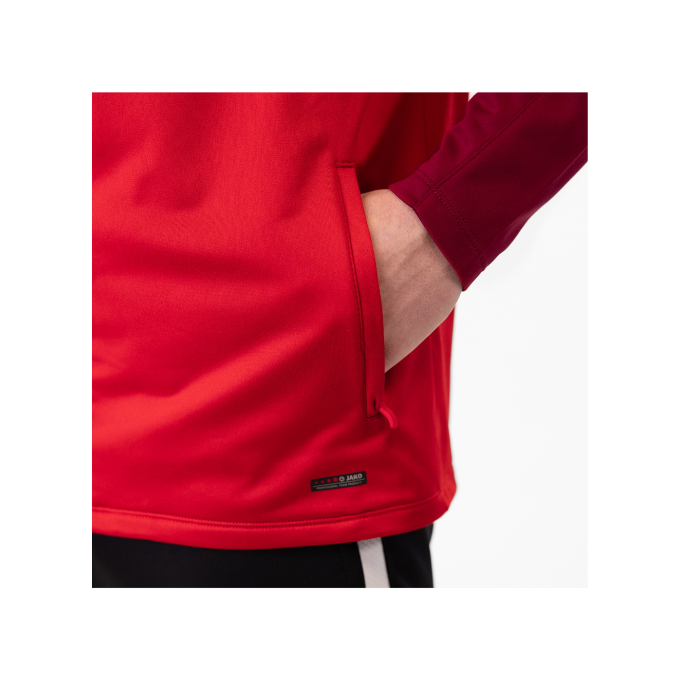 JAKO Iconic Polyesterjacke Kids Rot F103