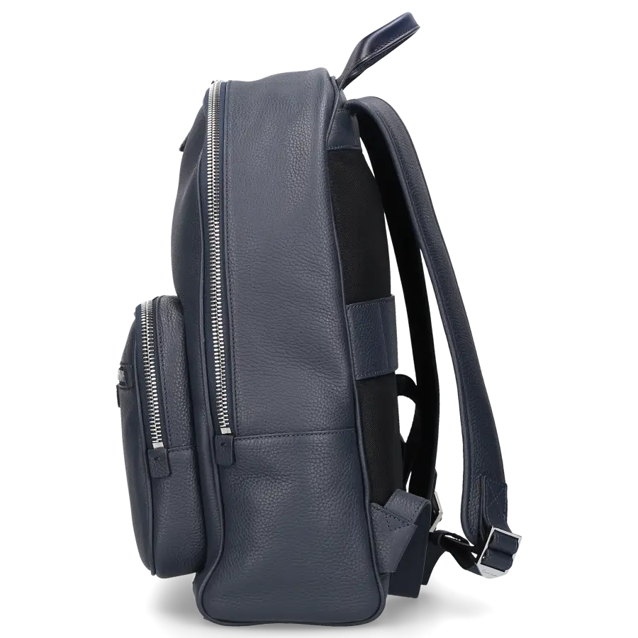 Santoni - Rucksack 2IBU60 Kalbsleder - blau
