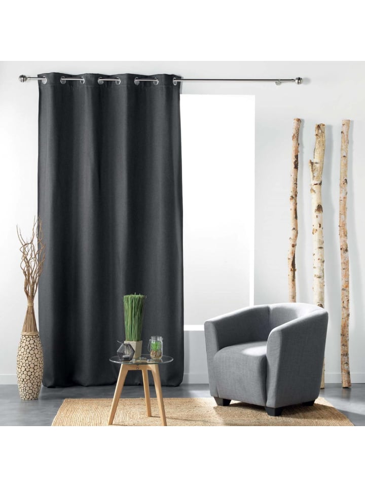 Douceur d’Intérieur Verdunkelungsvorhang in anthrazitfarben günstig kaufen onesize