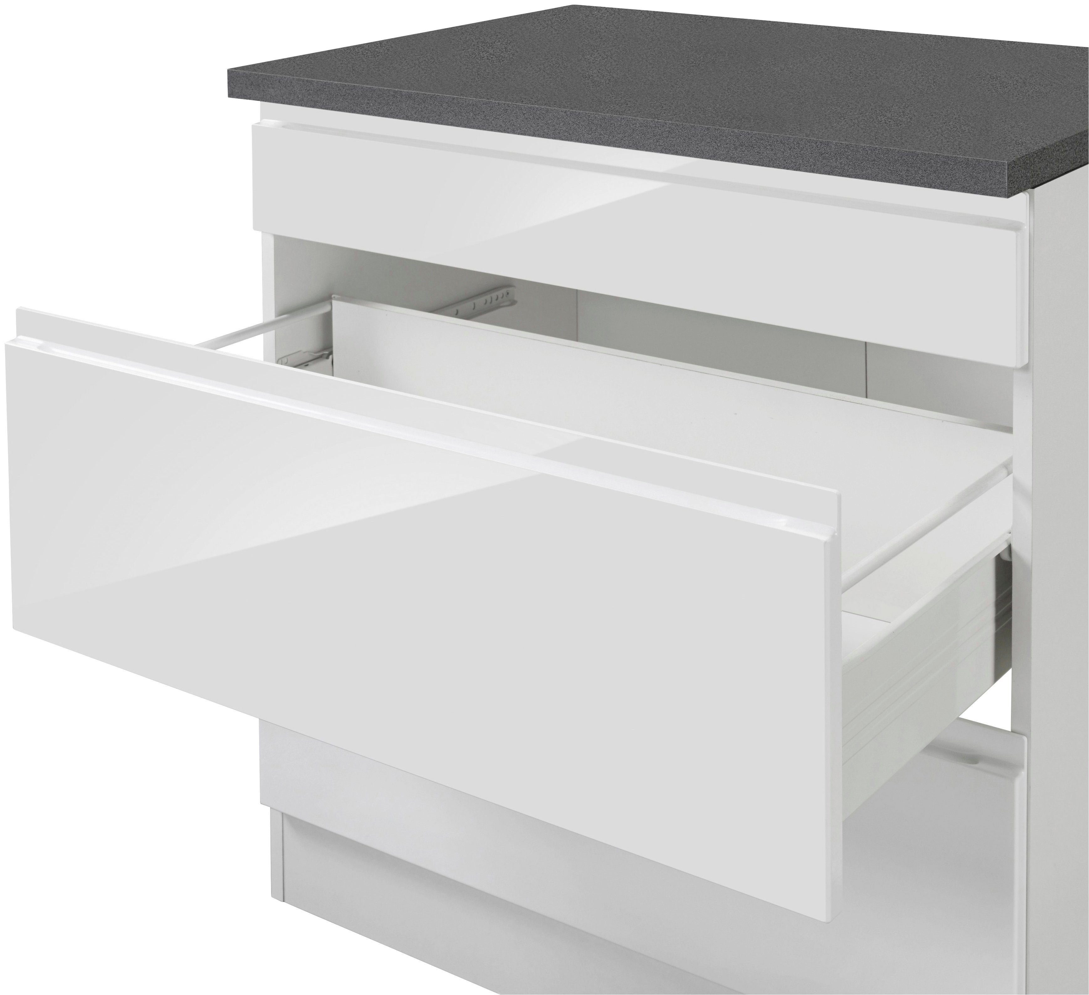 HELD MÖBEL Küche Virginia, Breite 330 cm, mit E-Geräten