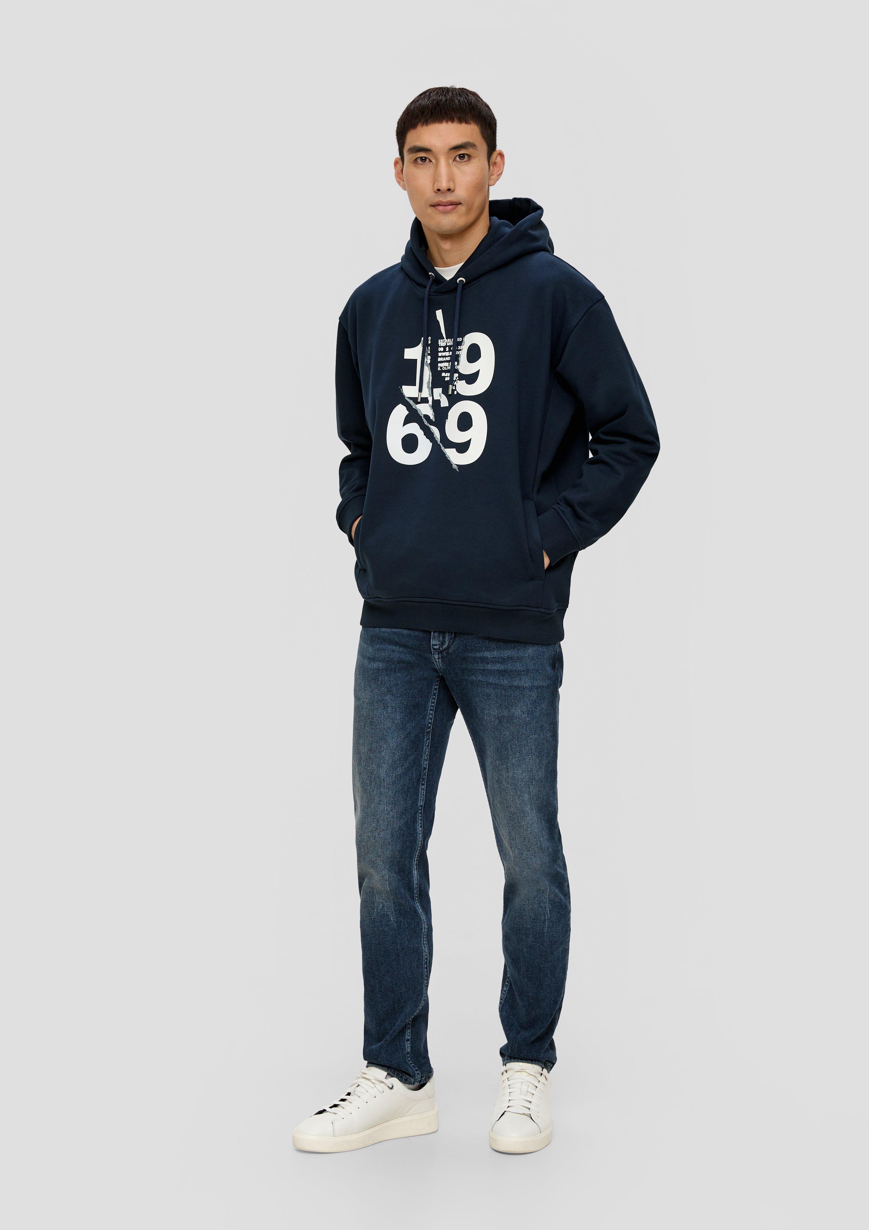 Kapuzensweater mit Frontprint  2138658-59D2