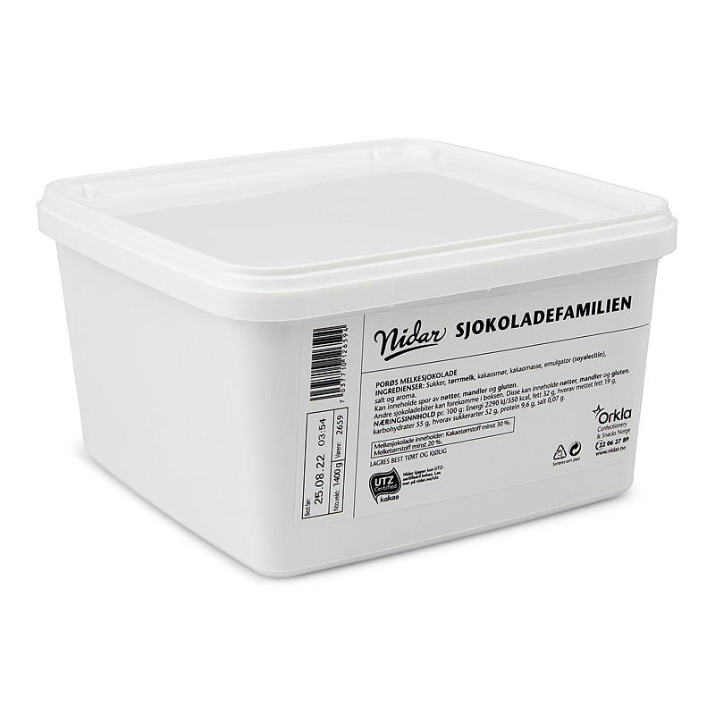 Nidar Sjokoladefamilien 1,4 kg