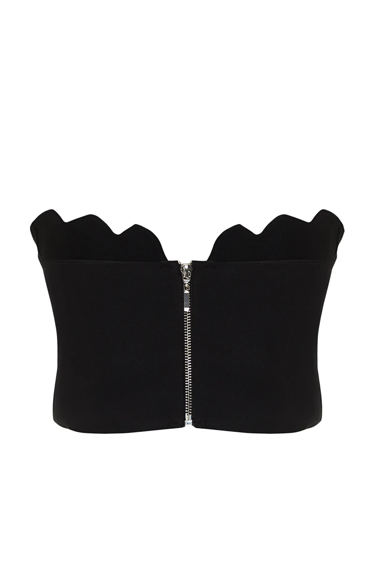 Trendyol Collection  Schwarzes Bustier mit Herzausschnitt TPRSS23BS00125