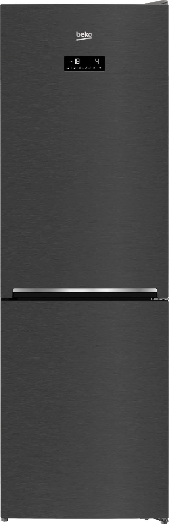 BEKO Kühl-/Gefrierkombination RCNE366E70ZXBRN, 186 cm hoch, 59,5 cm breit