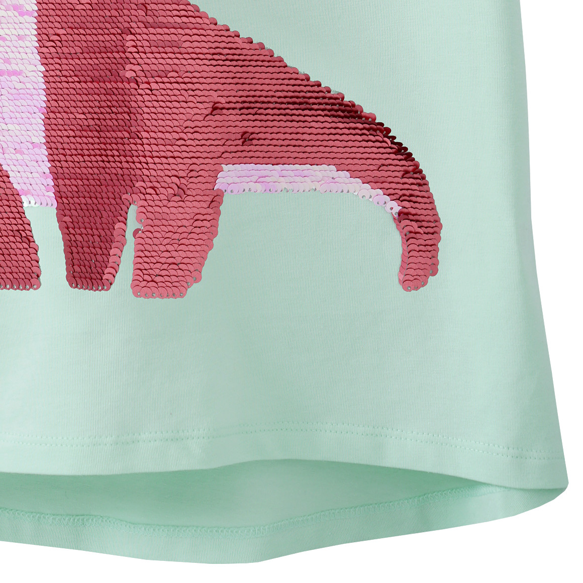 Mädchen T-Shirt mit Wendepailletten