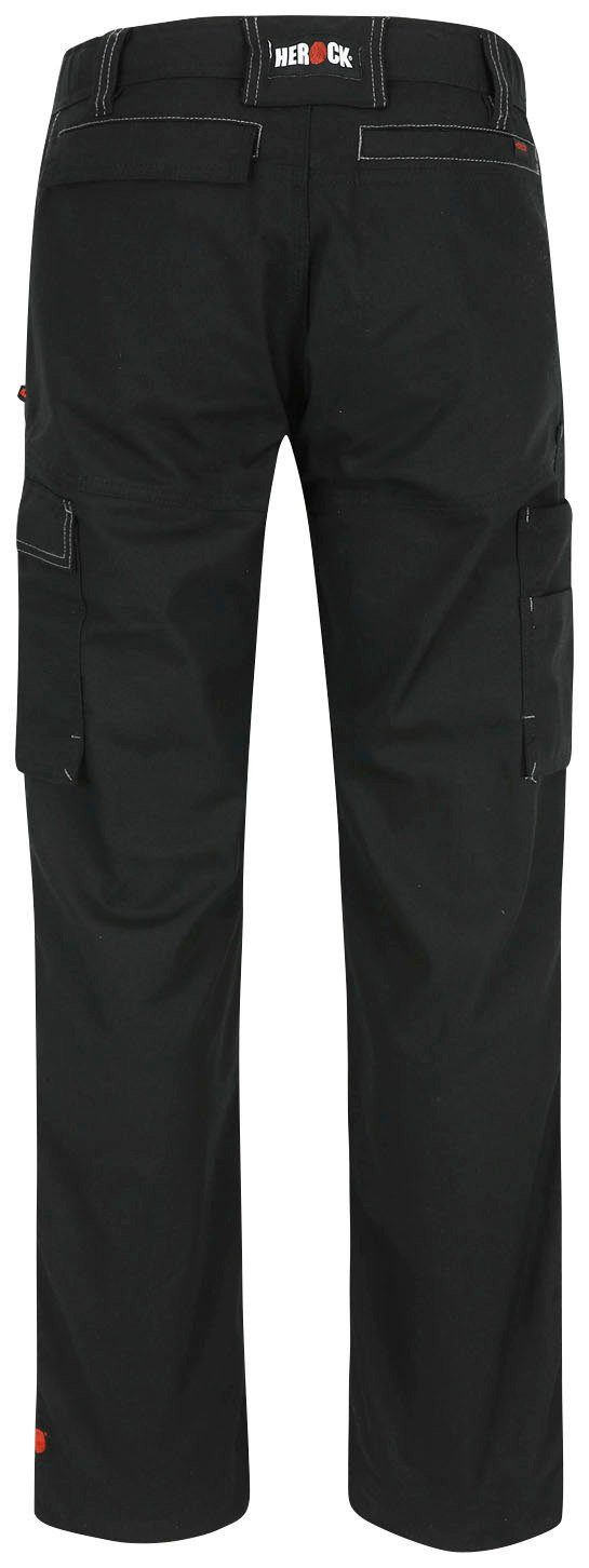Herock Arbeitshose SOCRES Multi-pocket, 2-Wege-Stretch, wasserabweisend beschichtet, bequem