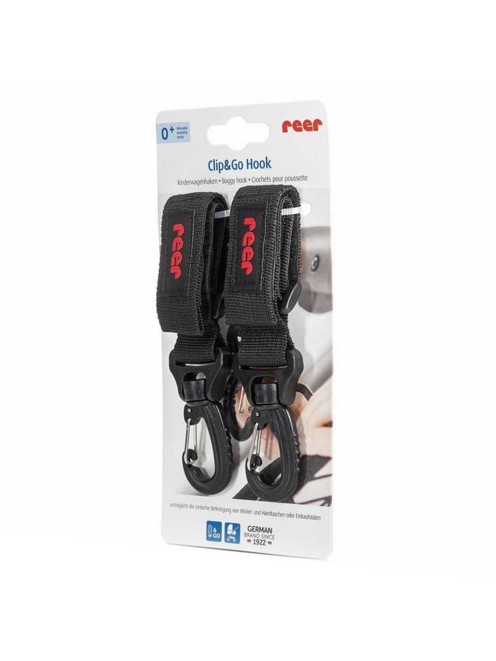 Reer Clip&Go Hook Kinderwagenhaken in Schwarz ab 0 Monate günstig kaufen onesize