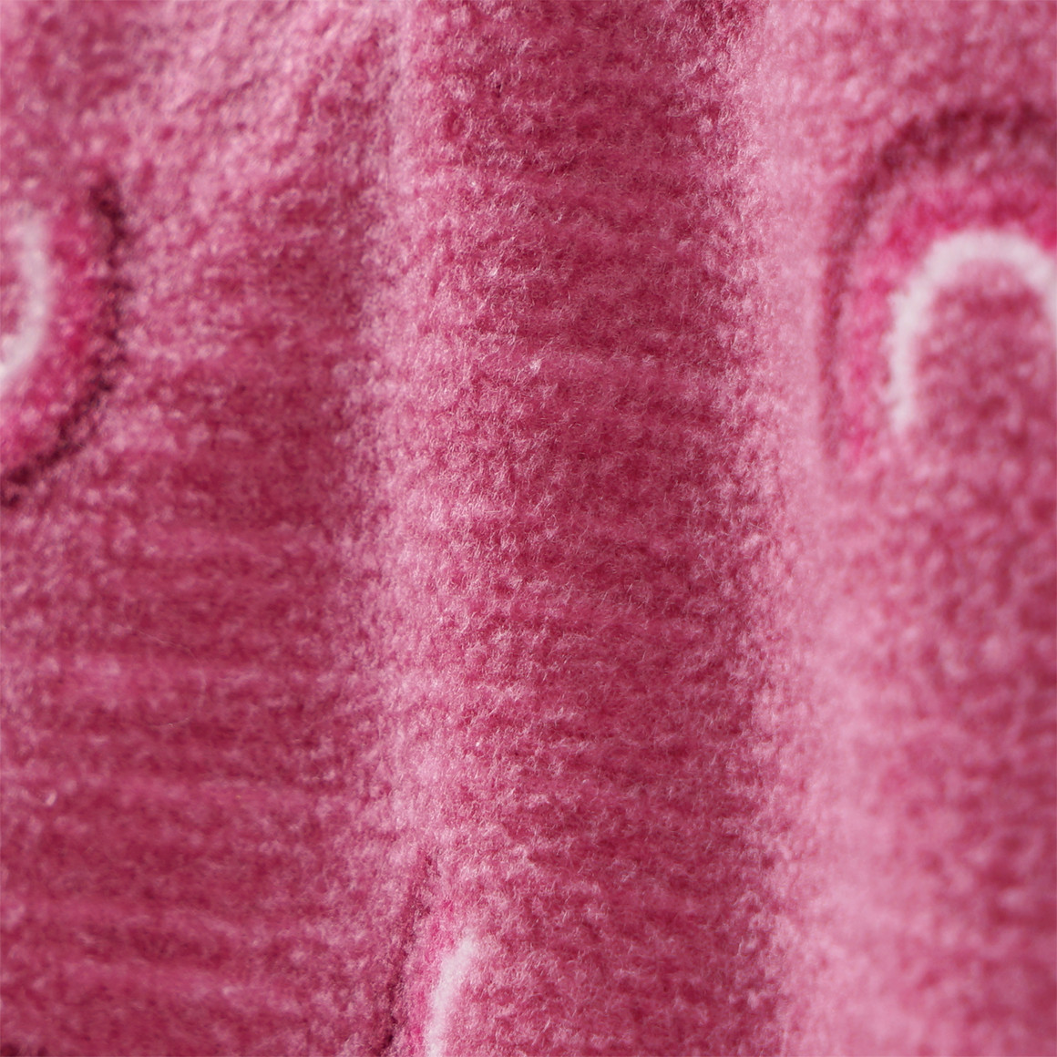 Mädchen Fleeceshirt mit Stehkragen