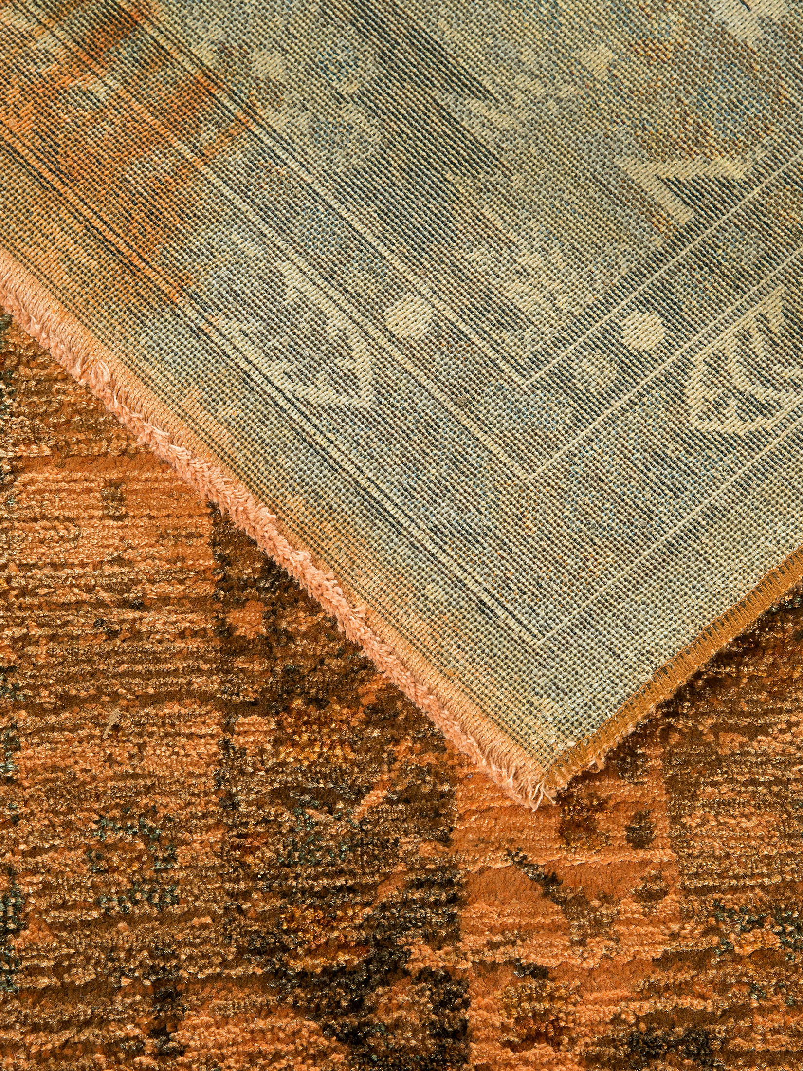 Saldala Vintage-Teppich, Orange