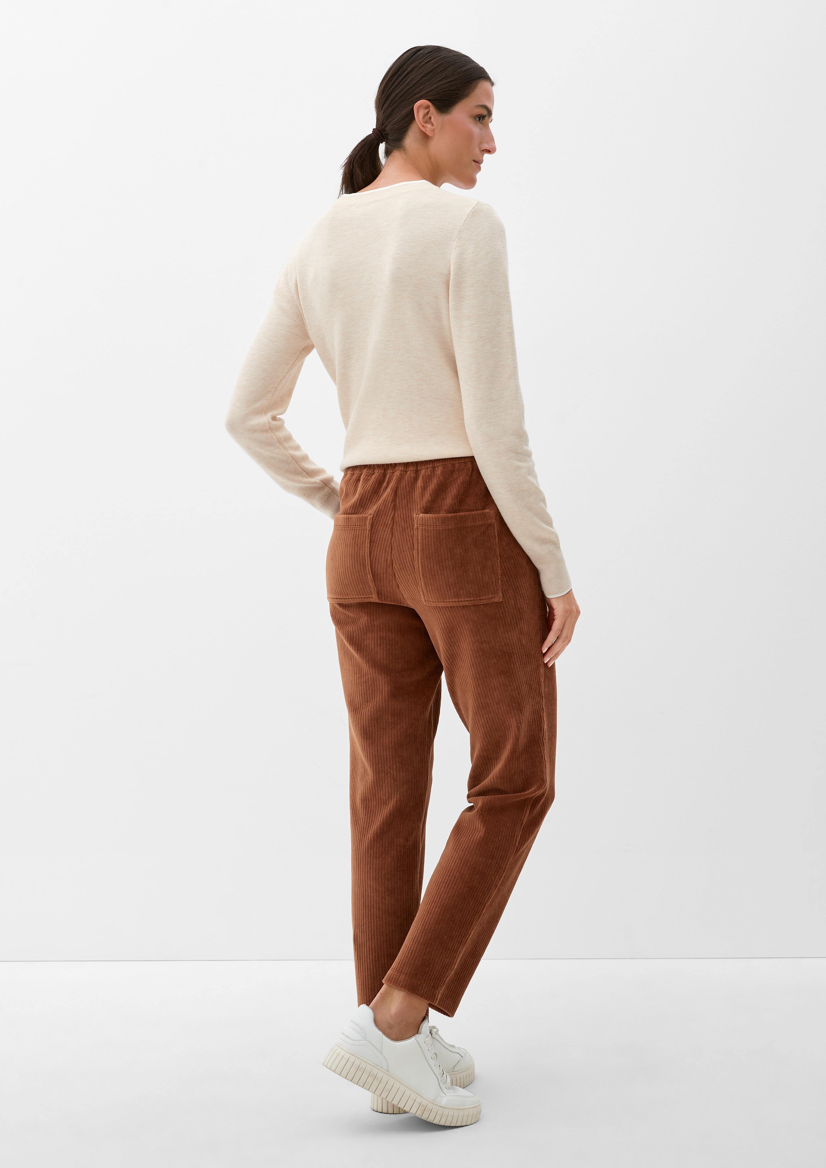 Cordhose aus Baumwollstretch  2121535-8764