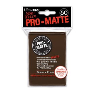 Pro-Matte Sleeves Brown (50 Hüllen) [66x91mm]