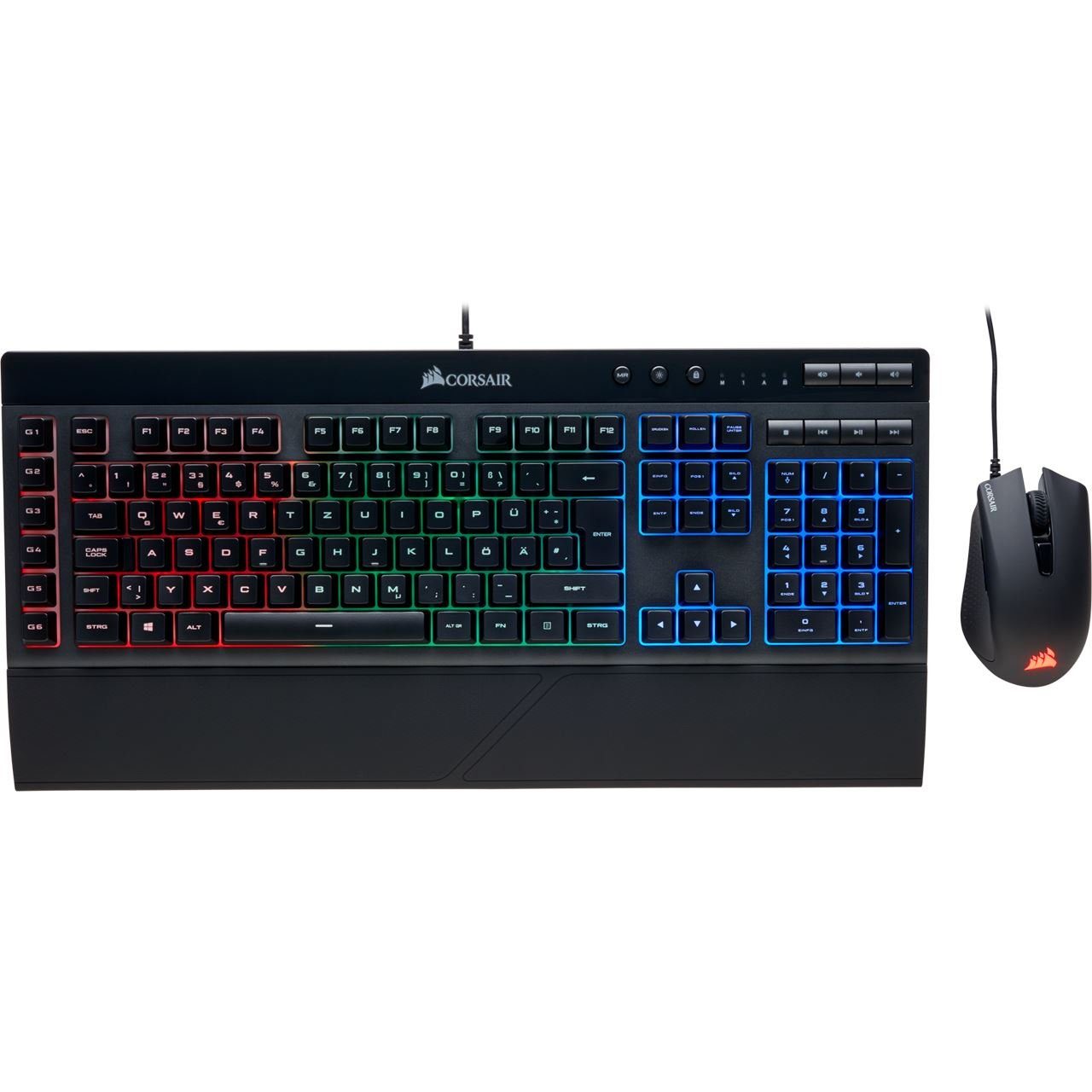 Corsair Bundle Harpoon RGB PRO Gaming-Maus + K55 RGB PRO Gaming-Tastatur